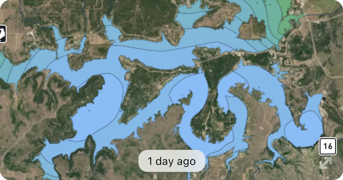 Deep Dive Water Clarity Map