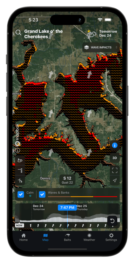 Deep Dive: Wave Impacts Map