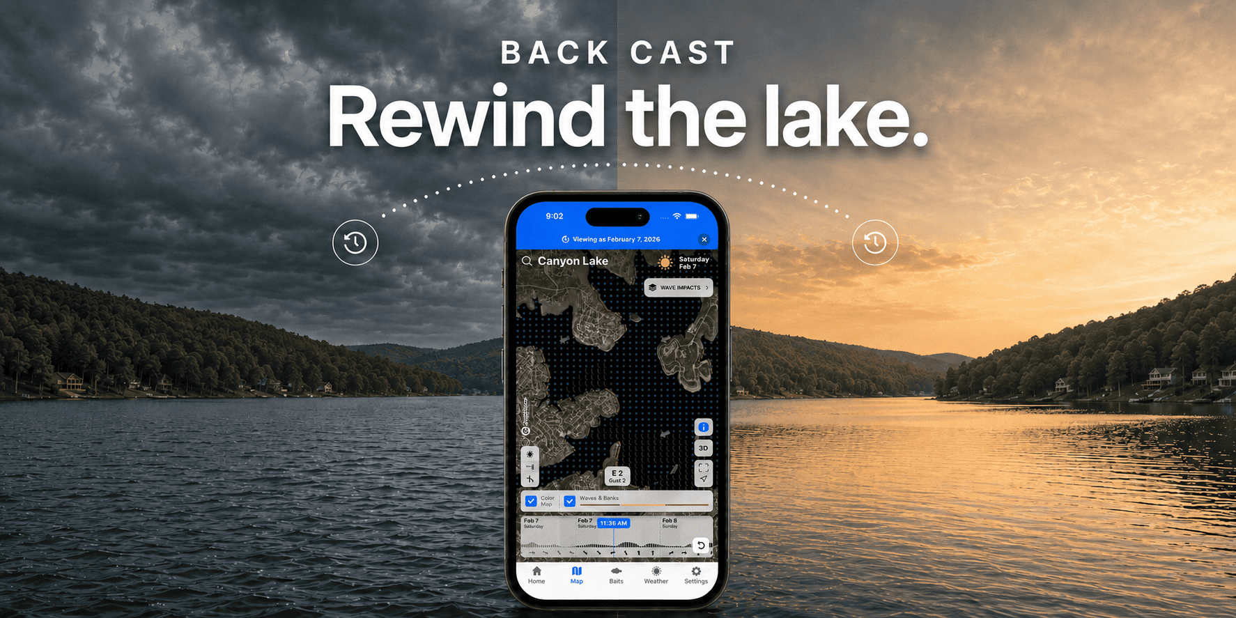 Rewind Your Lake with Back Cast